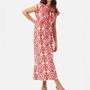 Traffic People Le Lenu Dress Red Size XL